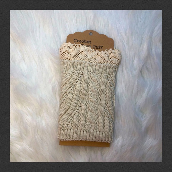 CABLE KNIT BOOT TOPPERS - Picture 1 of 1